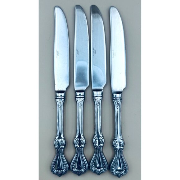 Set of 4 Towle OLD COLONIAL 18/10 Stainless Dinner Table Knives - Picture 1 of 5